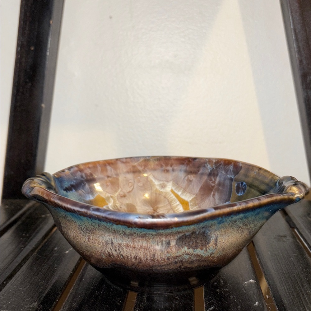 Signed Bill Campbell Studio Art Pottery Bowl